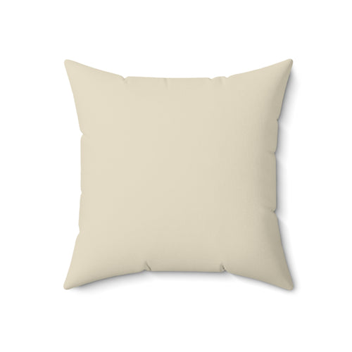 Custom Coordinates Pillow — Indoor, Square (18″ × 18″)